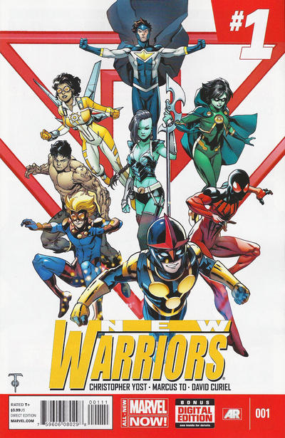 Cover for New Warriors (Marvel, 2014 series) #1
