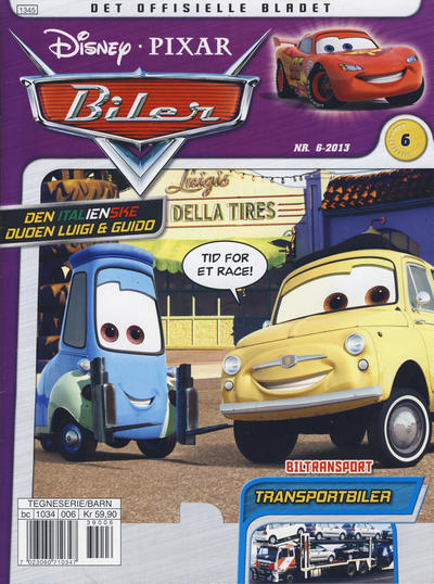 Cover for Biler / En verden av biler (Hjemmet / Egmont, 2008 series) #6/2013