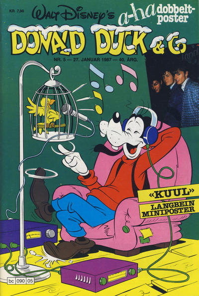 Cover for Donald Duck & Co (Hjemmet / Egmont, 1948 series) #5/1987