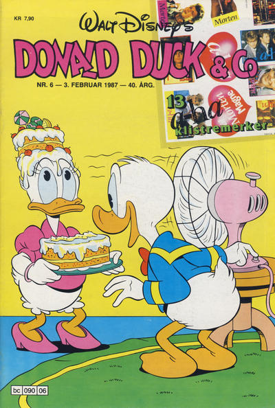 Cover for Donald Duck & Co (Hjemmet / Egmont, 1948 series) #6/1987