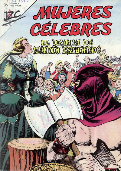 Cover for Mujeres Célebres (Editorial Novaro, 1961 series) #32 [Española]