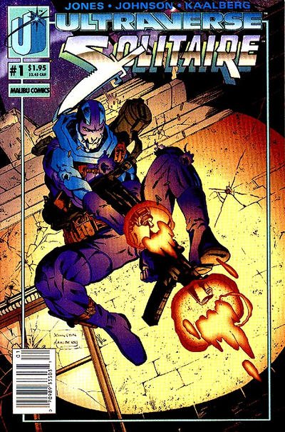 Cover for Solitaire (Malibu, 1993 series) #1 [Newsstand]