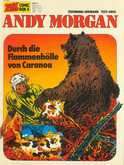 Cover for Zack Comic Box (Koralle, 1972 series) #6 - Andy Morgan - Durch die Flammenhölle von Caranoa
