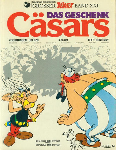 Cover for Asterix (Egmont Ehapa, 1968 series) #21 - Das Geschenk Cäsars [4,80 DM]