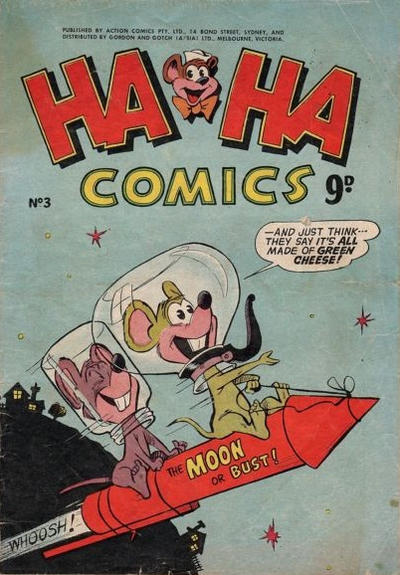 Cover for Ha Ha Comics (H. John Edwards, 1950 ? series) #3