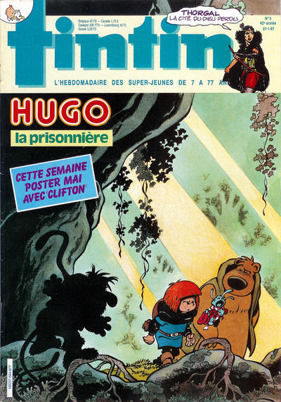 Cover for Nouveau Tintin (Dargaud, 1975 series) #594