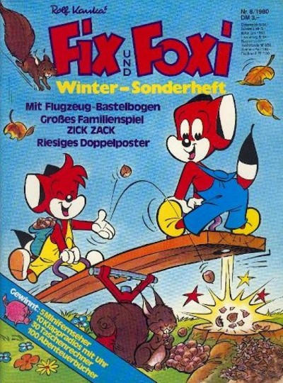 Cover for Fix und Foxi Sonderheft (Pabel Verlag, 1959 series) #8/1980 - Winter-Sonderheft
