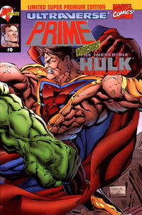 Cover for Prime vs. The Incredible Hulk (Malibu; Marvel, 1995 series) #0 [Limited Super Premium Edition]