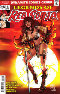 Cover Thumbnail for Legends of Red Sonja (Dynamite Entertainment, 2013 series) #4 [Exclusive Subscription Cover]