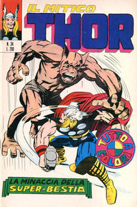 Cover Thumbnail for Il Mitico Thor (Editoriale Corno, 1971 series) #34
