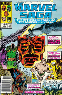 Cover Thumbnail for The Marvel Saga the Official History of the Marvel Universe (Marvel, 1985 series) #3 [Newsstand]