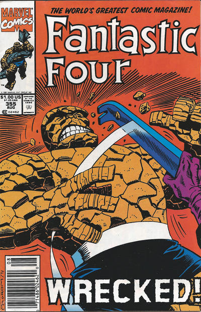 Cover for Fantastic Four (Marvel, 1961 series) #355 [Newsstand]