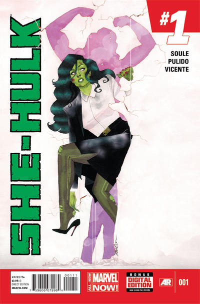 Cover for She-Hulk (Marvel, 2014 series) #1