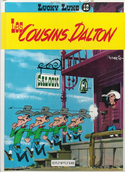 Cover for Lucky Luke (Dupuis, 1949 series) #12 - Les cousins Dalton [1986 printing]