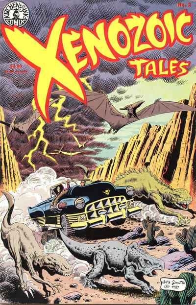 Cover for Xenozoic Tales (Kitchen Sink Press, 1987 series) #2 [Second Printing]