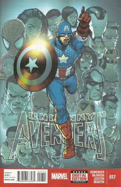 Cover for Uncanny Avengers (Marvel, 2012 series) #17