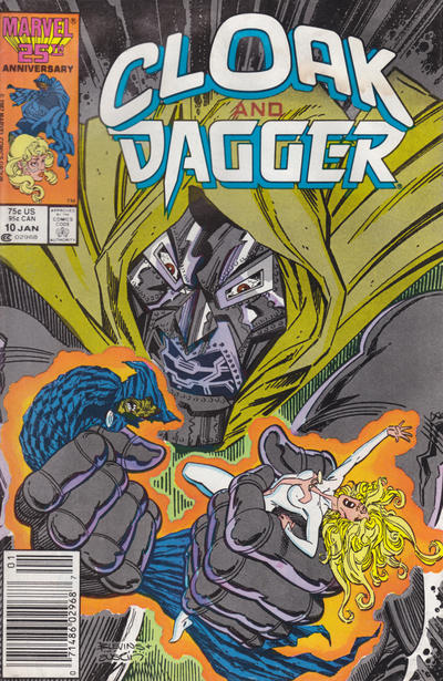 Cover for Cloak and Dagger (Marvel, 1985 series) #10 [Newsstand]