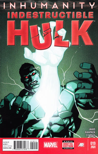 Cover for Indestructible Hulk (Marvel, 2013 series) #19 (19.INH)