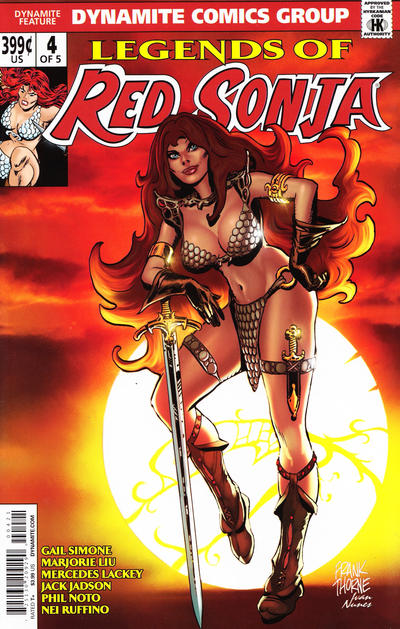 Cover for Legends of Red Sonja (Dynamite Entertainment, 2013 series) #4 [Exclusive Subscription Cover]