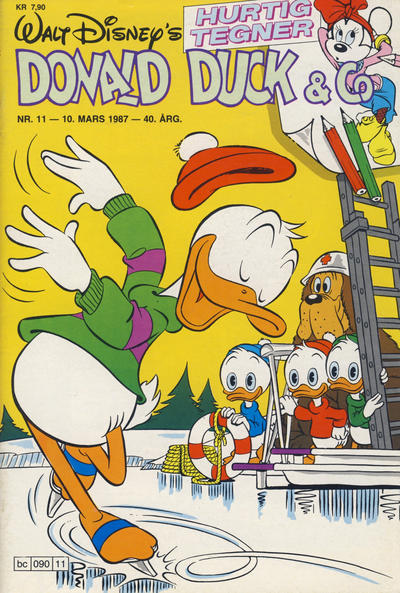 Cover for Donald Duck & Co (Hjemmet / Egmont, 1948 series) #11/1987
