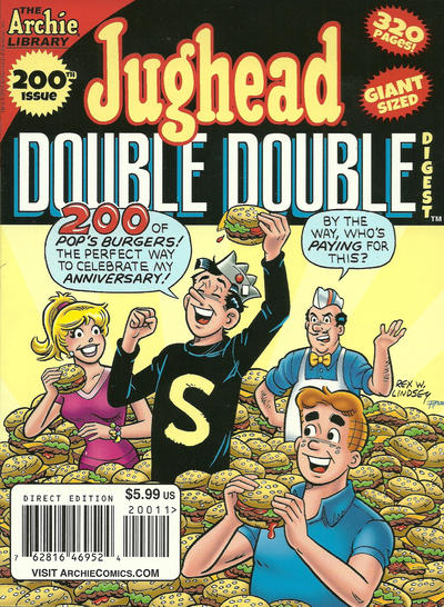 Cover for Jughead's Double Digest (Archie, 1989 series) #200 [Direct Edition]