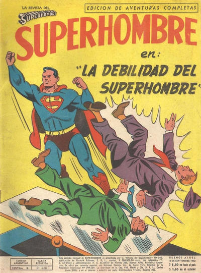 Cover for Superhombre (Editorial Muchnik, 1949 ? series) #192