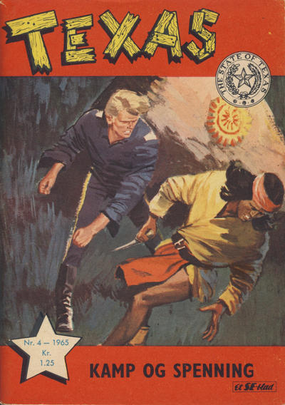 Cover for Texas (Serieforlaget / Se-Bladene / Stabenfeldt, 1953 series) #4/1965