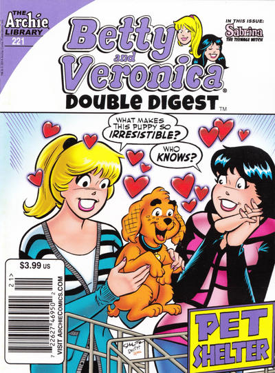 Cover for Betty & Veronica (Jumbo Comics) Double Digest (Archie, 1987 series) #221 [Newsstand]