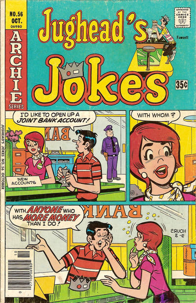 Cover for Jughead's Jokes (Archie, 1967 series) #56