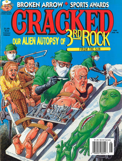 Cover for Cracked (Globe Communications, 1985 series) #309