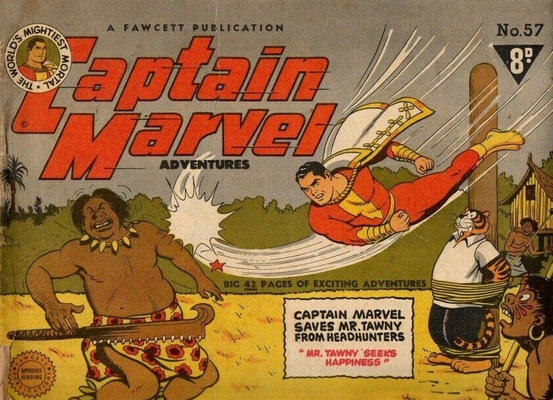 Cover for Captain Marvel Adventures (Cleland, 1946 series) #57