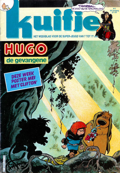 Cover for Kuifje (Le Lombard, 1946 series) #5/1987