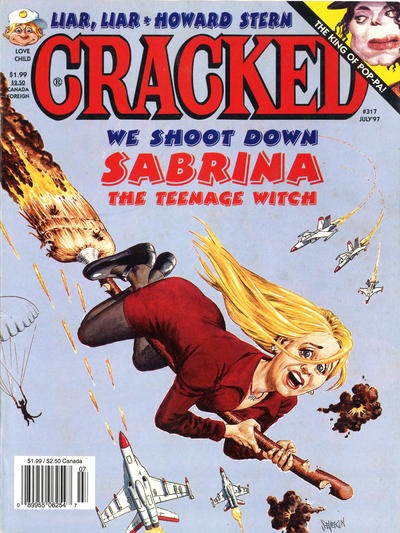 Cover for Cracked (Globe Communications, 1985 series) #317