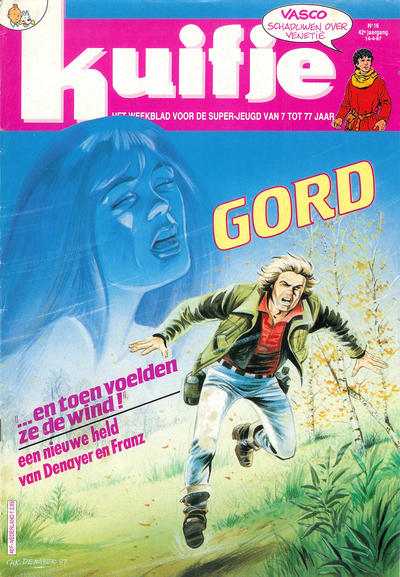 Cover for Kuifje (Le Lombard, 1946 series) #16/1987