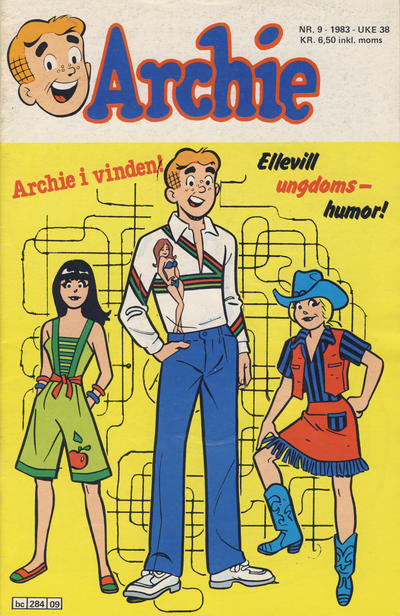 Cover for Archie (Semic, 1982 series) #9/1983