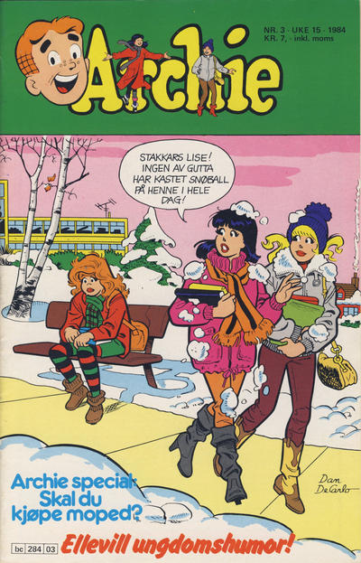 Cover for Archie (Semic, 1982 series) #3/1984
