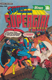 Cover Thumbnail for Superman Presents Supergirl Comic (K. G. Murray, 1973 series) #34