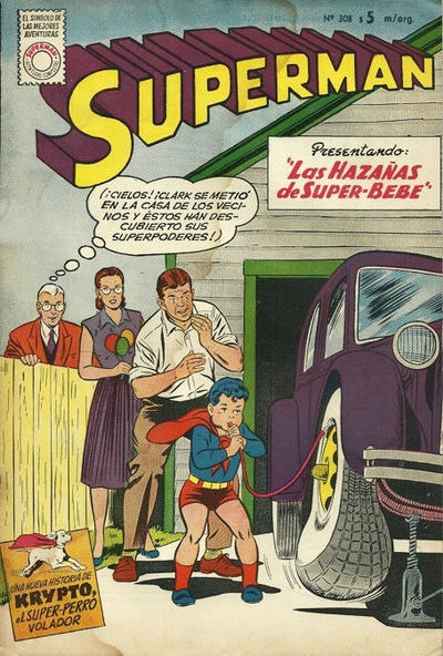 Cover for Superhombre (Editorial Muchnik, 1949 ? series) #308