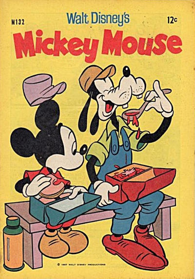 Cover for Walt Disney's Mickey Mouse (W. G. Publications; Wogan Publications, 1956 series) #132