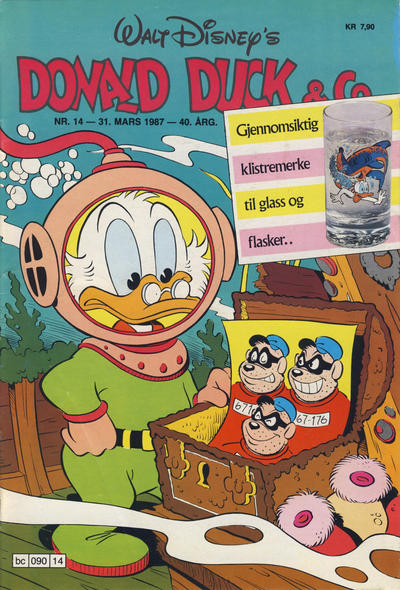 Cover for Donald Duck & Co (Hjemmet / Egmont, 1948 series) #14/1987