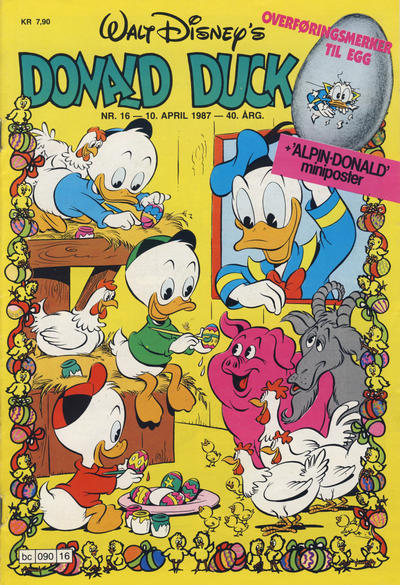 Cover for Donald Duck & Co (Hjemmet / Egmont, 1948 series) #16/1987