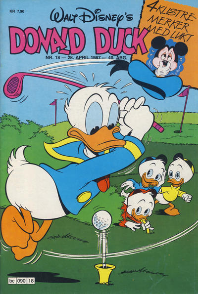Cover for Donald Duck & Co (Hjemmet / Egmont, 1948 series) #18/1987