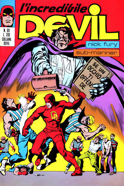 Cover for L'Incredibile Devil (Editoriale Corno, 1970 series) #69