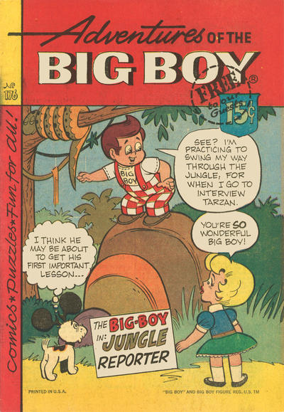 Cover for Adventures of the Big Boy (Webs Adventure Corporation, 1957 series) #176