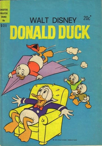 Cover for Walt Disney's Donald Duck (W. G. Publications; Wogan Publications, 1954 series) #211