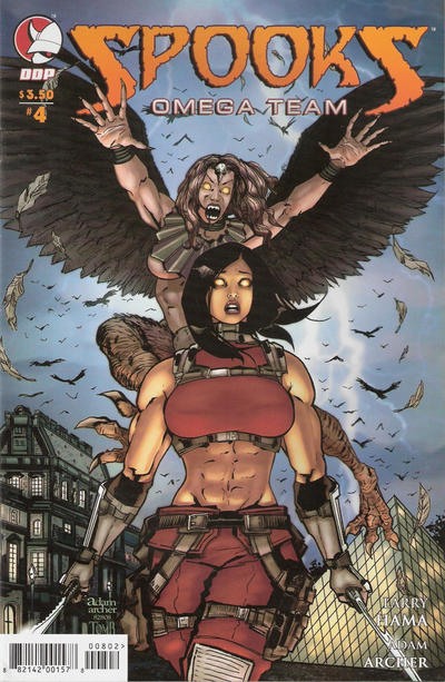 Cover for Spooks: Omega Team (Devil's Due Publishing, 2008 series) #4 [Cover B Adam Archer]