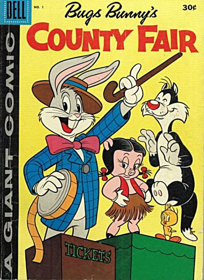 Cover for Bugs Bunny's County Fair (Dell, 1957 series) #1 [Canadian]