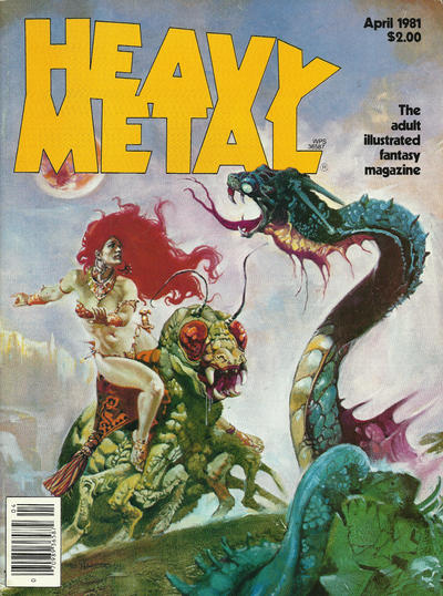 Cover for Heavy Metal Magazine (Heavy Metal, 1977 series) #v5#1 [Newsstand]