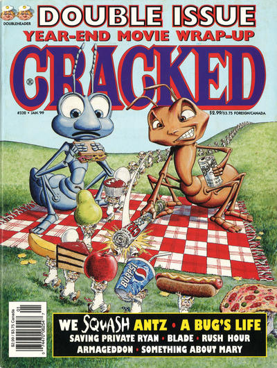 Cover for Cracked (Globe Communications, 1985 series) #332