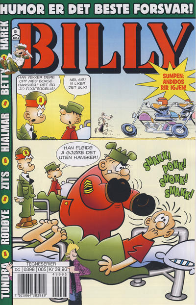 Cover for Billy (Hjemmet / Egmont, 1998 series) #5/2014